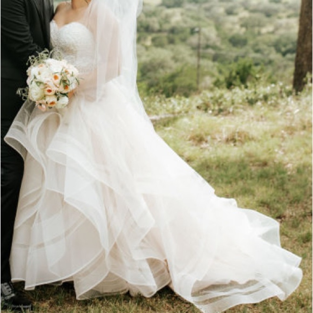 W.Too wedding dress. Corset top, tulle bottom